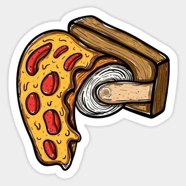 Pizza Tissue Sticker by Dzulhan